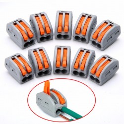 Conector cablu electric 2 poli set 5 bucati