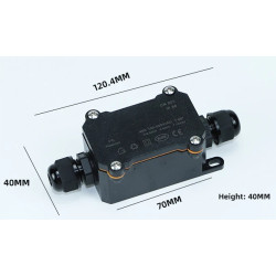 Conector exterior cutie conexiuni electrice ip68 2 intrari