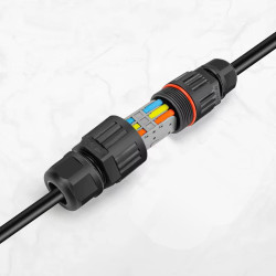 Conector exterior IP68 si conector rapid 3+3