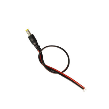 Mufa alimentare tata DC 2.1 5.5mm cu cablu 30cm