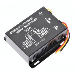 Convertor 24v 12v 30a pentru auto si camioane