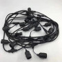 Ghirlanda luminoasa 10 m cu 20 socluri becuri IP44