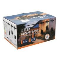Ghirlanda becuri exterior 10 metri cu 20 becuri LED E27