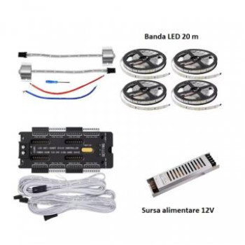 Iluminat Inteligent kit complet 20 de Scari