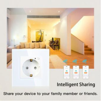 Priza smart wifi 16A compatibila ALEXA GOOGLE HOME 3500W