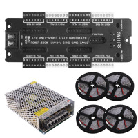 kit controler inteligent de scari 20 trepte cu senzori miscare si sursa alimentare reglarea luminii