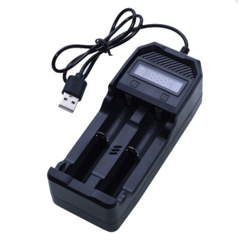Incarcator digital acumulatori li-ion 2 x 3.7v cu USB