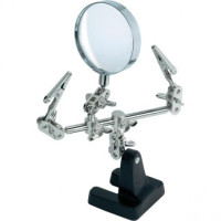 Lupa Cu Clesti 2.5X Cu Suport Metalic Pentru Lucrari De Precizie