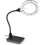 Lupa Cu Suport Si Lumina 10X 20X Cu Cleste Si LED Reglabil