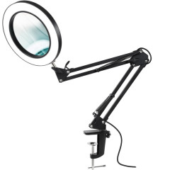 Lupa De Birou Cu Lumina 10X Cu Cleste Si Iluminare Reglabila