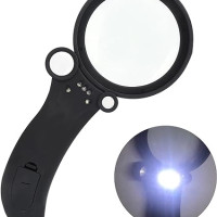 Lupa De Citit Cu LED Si UV Pentru Detalii Fine Si Verificari