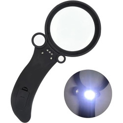 Lupa De Citit Cu LED Si UV Pentru Detalii Fine Si Verificari