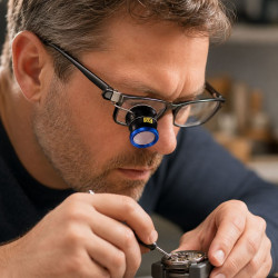 Lupa Ochelari 5X cu Clema si Lentila 23mm