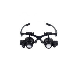 Ochelari De Lucru Cu Lupa Si Iluminare LED Pentru Precizie