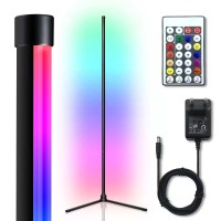 Lampadar LED RGB cu telecomanda si control muzical