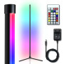 Lampadar LED RGB cu telecomanda si control muzical