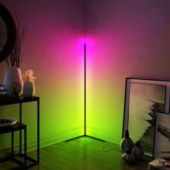 Lampadar LED RGB cu telecomanda si control muzical