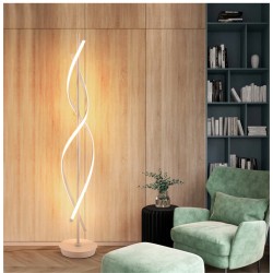 Lampadar arcuit 150cm 48W alb rece 6500K modern