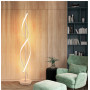 Lampadar arcuit 150cm 48W alb rece 6500K modern