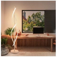 Lampadar arcuit 150cm 48W alb rece 6500K modern