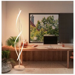 Lampadar arcuit 150cm 48W alb rece 6500K modern