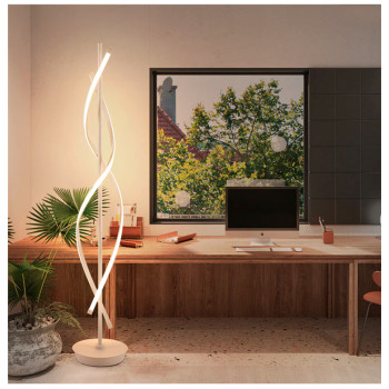 Lampadar arcuit 150cm 48W alb rece 6500K modern