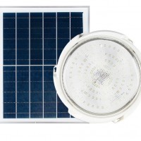 Lampa led solara 100w cu telecomanda alb rece 6500 k