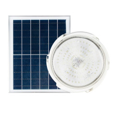 Lampa led solara 100w cu telecomanda alb rece 6500 k