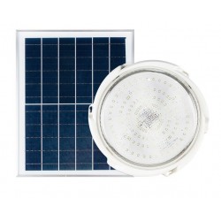 Lampa led solara 60w cu telecomanda alb rece 6500 k
