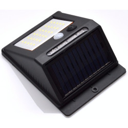 Lampa solara de perete exterior 30 LED 800lm senzor lumina
