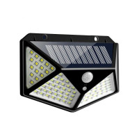 Lampa solara cu senzori de miscare 114 LED 1100lm IP65 exterior