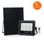 Lampa LED solara 100W cu panou monocristalin lumina 6500K si telecomanda