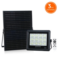 Proiector solar 150W cu telecomanda IP65, autonomie 12 ore