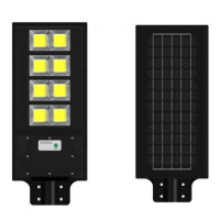 Lampa Solara Stradala 400W cu senzor si panou monocristalin