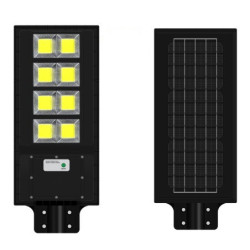 Lampa Solara Stradala 400W cu senzor si panou monocristalin