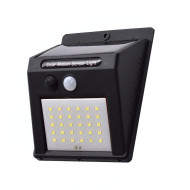 Lampa solara de perete exterior 30 LED 800lm senzor lumina