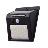 Lampa solara de perete exterior 30 LED 800lm senzor lumina