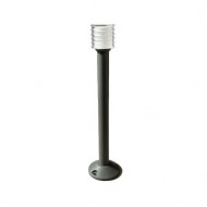 Lampa LED de gradina 5 wati alb cald gri IP65 H 60 cm