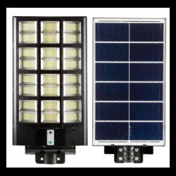 Lampa solara stradala 900W cu senzor, telecomanda, IP65