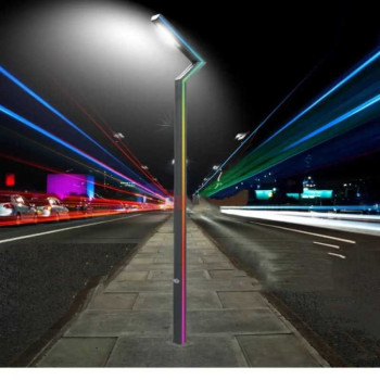 Iluminat stradal led 50W RGB 6500K IP65 stalp 3.5m