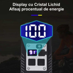 Lanterna pentru bicicleta cu 9 LED si senzor lumina L-S75