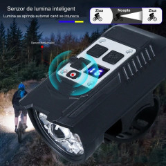 Lanterna pentru bicicleta cu 9 LED si senzor lumina L-S75