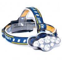 Lanterna frontala 8 LED cu acumulatori 3.7V Li-Ion
