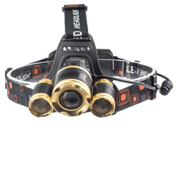 Lanterna frontala cu acumulator 3x T6 CREE 10W 8000 lm