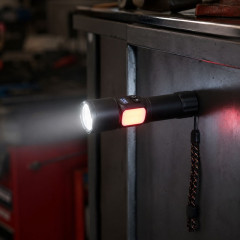 Lanterna led reincarcabila 6000mAh powerbank magnet zoom