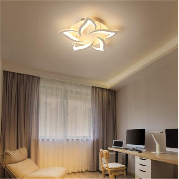LUSTRA LED CU TELECOMANDA LUMINA RECE/CALDA/NEUTRA SI INTENSITATE REGLABILA 3600LM