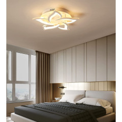 LUSTRA LED CU TELECOMANDA LUMINA RECE/CALDA/NEUTRA SI INTENSITATE REGLABILA 3600LM