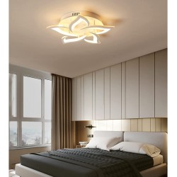 LUSTRA LED CU TELECOMANDA LUMINA RECE/CALDA/NEUTRA SI INTENSITATE REGLABILA 3600LM