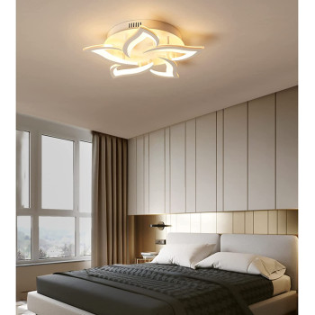 LUSTRA LED CU TELECOMANDA LUMINA RECE/CALDA/NEUTRA SI INTENSITATE REGLABILA 3600LM