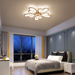 Lustra LED cu telecomanda 130 w 5200 lm alb cald rece neutru intensitate lumina reglabila